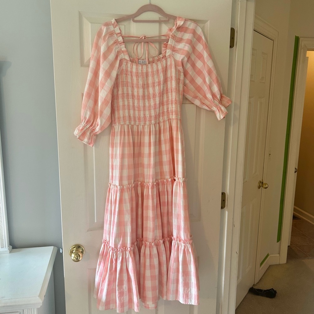 Ivy City Co Mia Gingham Dress
